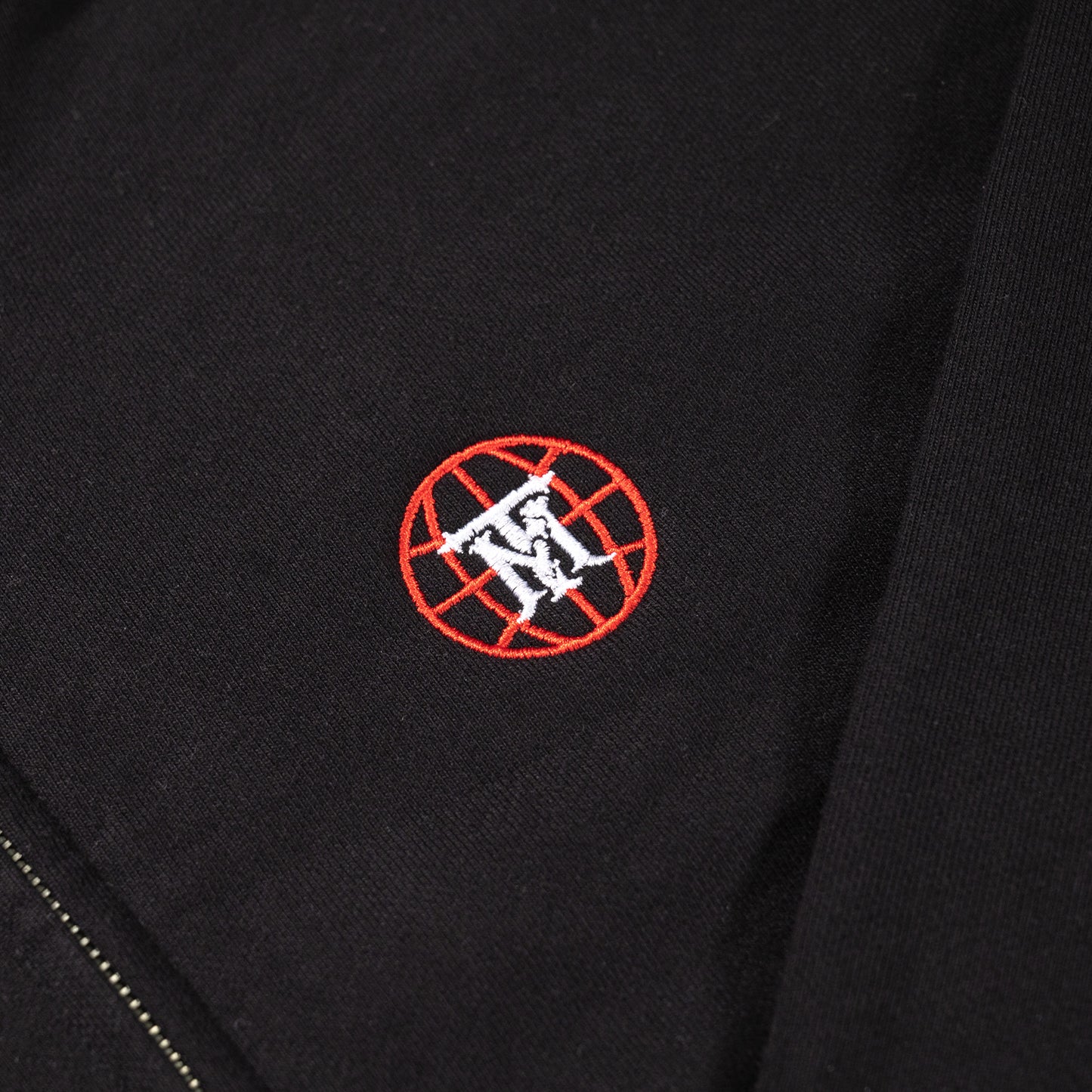 Intl Core Zip Hoodie- Black